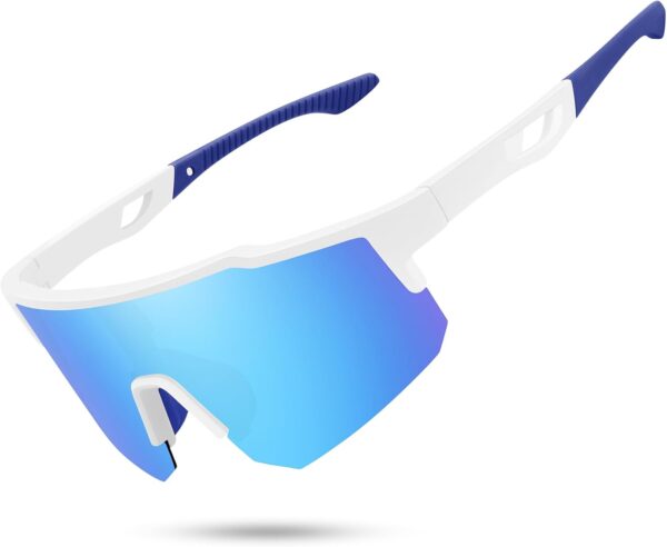 Polarized Sports Sunglasses for Men Women,Driving Fishing Cycling Mountain Bike Sunglasses  Protection