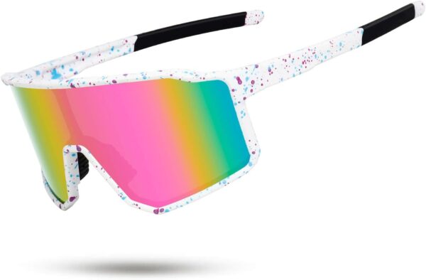 Polarized Cycling Baseball Running Sunglasses  - Sports Glasses for Outdoor Training, Youth & Adults, Secure Fit