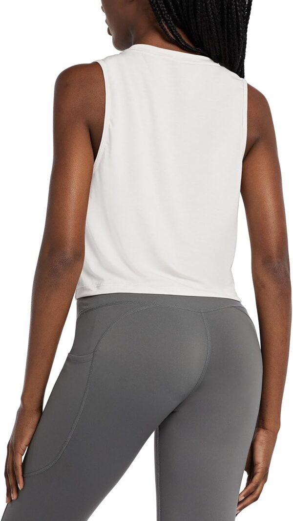 Workout Tops for Women Crop Tank Top Quick Dry Athletic Gym Exercise Sleeveless Shirts Muscle Yoga Loose Fit