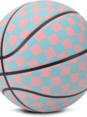 Kids Youth Basketball Size 5 (27.5") Indoor Outdoor Basketball Premium Rubber for Boys Girls Play on Backyard, Park, Beach & Waterproof for Pool Games
